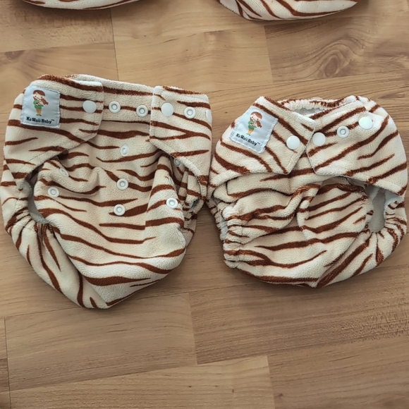 Kawaii Cloth Diaper Lot Bundle All In One Tiger G-diapers M - Picture 3 of 10